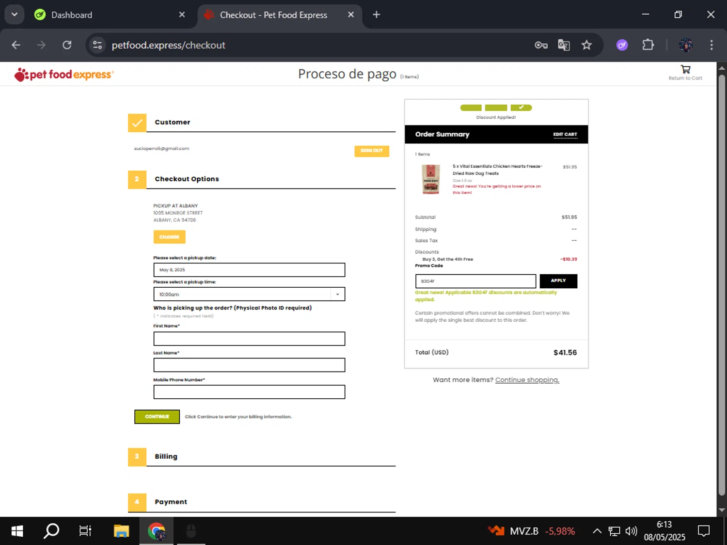 pet food express online
