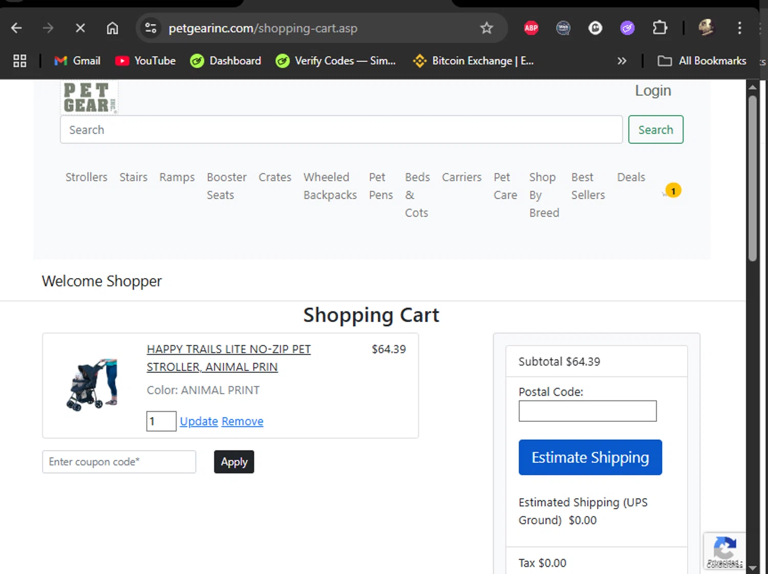 Pet Gear coupon code screenshot showing code PET30 applied at Pet Gear checkout page. Uploaded by SimplyCodes community member LiShang on Sep 5, 2025