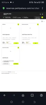 Petit Palace Hoteles coupon verification screenshot