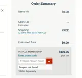 GC86332D coupon verification screenshot