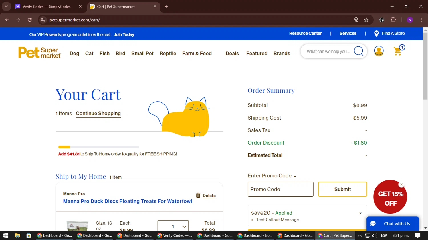 Pet Supermarket Promo Codes 20 Off May 2024