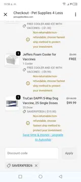 Saverxfeb26 coupon verification screenshot