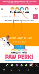 SAVERXJULY coupon verification screenshot
