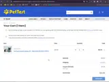 PETS30 coupon verification screenshot