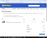 PETS30 coupon verification screenshot