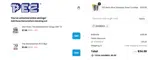 Pez Candy coupon verification screenshot