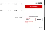 PFYC coupon verification screenshot