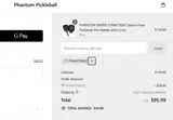 PHANTOM20 coupon verification screenshot