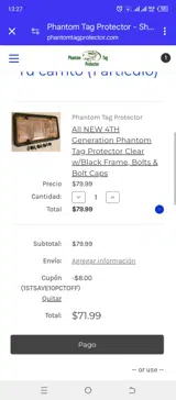 1STSAVE10PCTOFF coupon verification screenshot