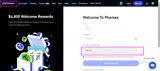 Phemex coupon verification screenshot