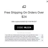 MLS24 coupon verification screenshot