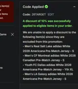 26TARGET coupon verification screenshot