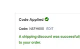 NSFH655 coupon verification screenshot