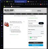 Philadelphia Flyers Shop coupon verification screenshot