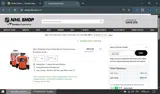 Philadelphia Flyers Shop coupon verification screenshot