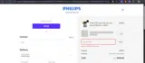 PHILIPS5OFF coupon verification screenshot