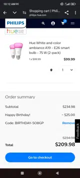 BIRTHDAY-5O8GP coupon verification screenshot