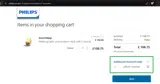 SLEEP coupon verification screenshot