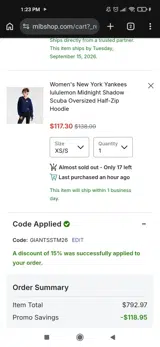 Philadelphia Phillies coupon verification screenshot