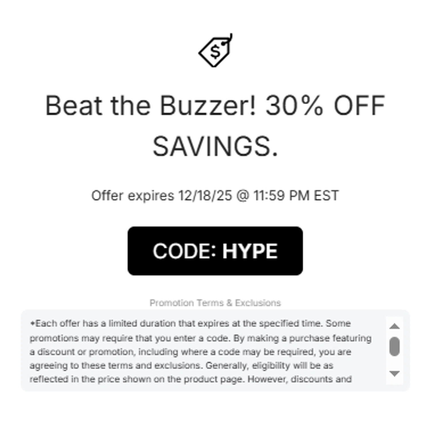 Phoenix Suns promo code screenshot showing code HYPE applied at Phoenix Suns checkout page. Uploaded by SimplyCodes community member DORIANGEL on Dec 18, 2025