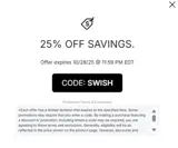 Phoenix Suns coupon verification screenshot