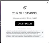 Phoenix Suns coupon verification screenshot