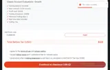 CLASSIC20 coupon verification screenshot