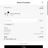 AHORRA10 coupon verification screenshot