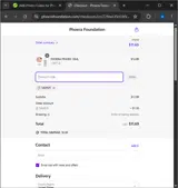 save25 coupon verification screenshot
