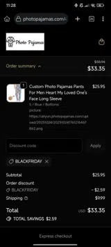 BLACKFRIDAY coupon verification screenshot