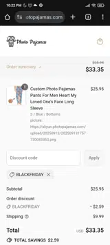 BLACKFRIDAY coupon verification screenshot