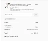 WELCOME10 coupon verification screenshot