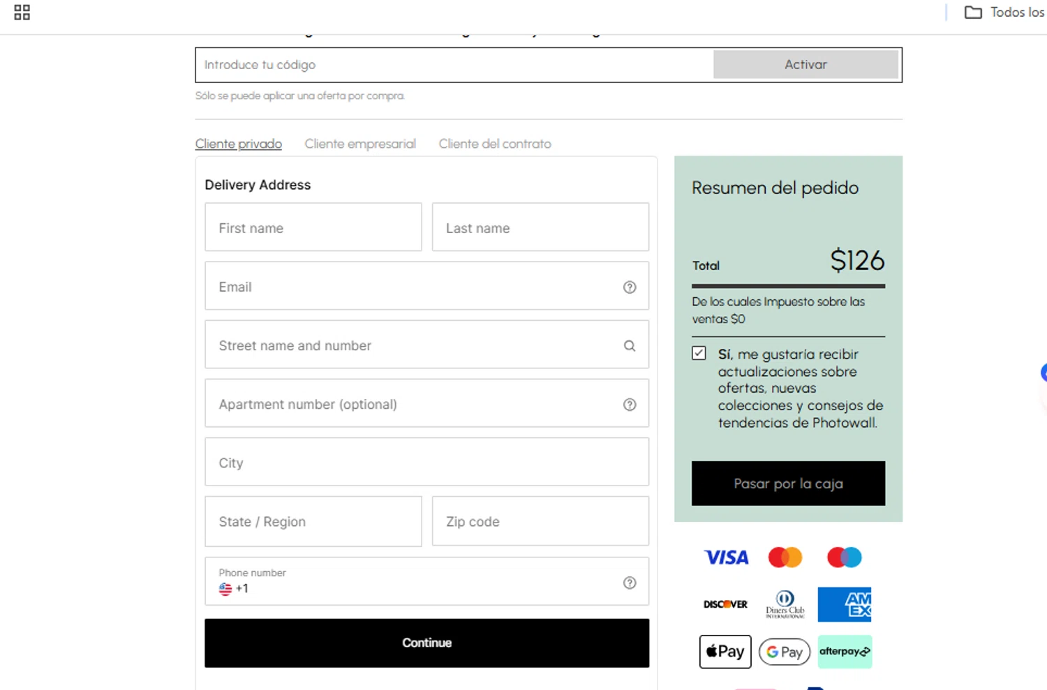 Photowall discount code screenshot showing code DISCOUNT10 applied at Photowall checkout page. Uploaded by SimplyCodes community member delvisgomez on Aug 10, 2025