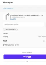 MIGUELDELGADO coupon verification screenshot