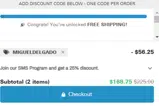 MIGUELDELGADO coupon verification screenshot