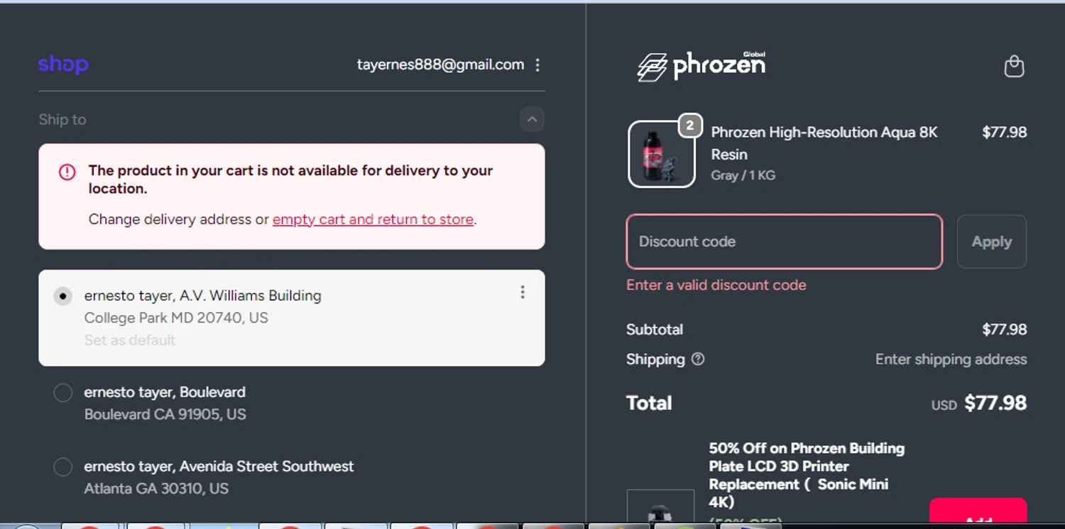 Phrozen Technology promo code screenshot showing code MOBILE15 applied at Phrozen Technology checkout page. Uploaded by SimplyCodes community member STEFFANO007 on Oct 19, 2025