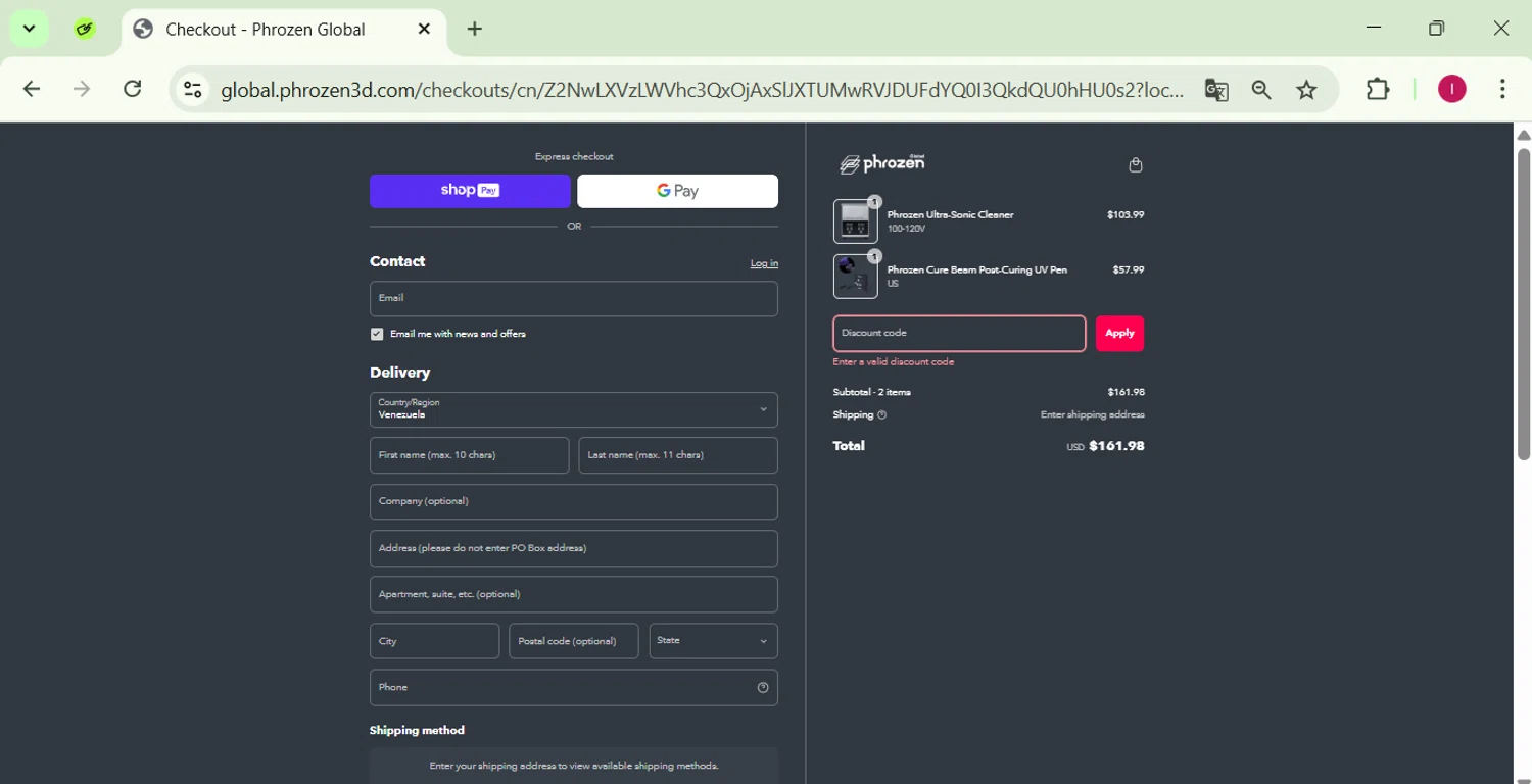 Phrozen Technology promo code screenshot showing code XMMM15 applied at Phrozen Technology checkout page. Uploaded by SimplyCodes community member SavingsPhoenix2740 on Apr 15, 2025