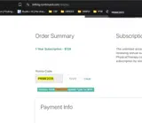 Physical Therapy coupon verification screenshot