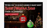 slumber25 coupon verification screenshot