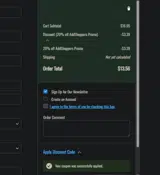 Phytoextractum coupon verification screenshot