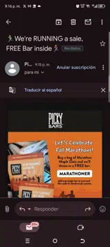 Marathoner coupon verification screenshot