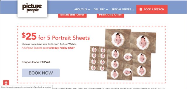 Picture People checkout page showing Picture People coupon code box | Screenshot taken by SimplyCodes community member on Nov 3, 2024