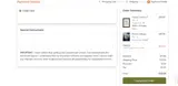 Pictures Plus coupon verification screenshot