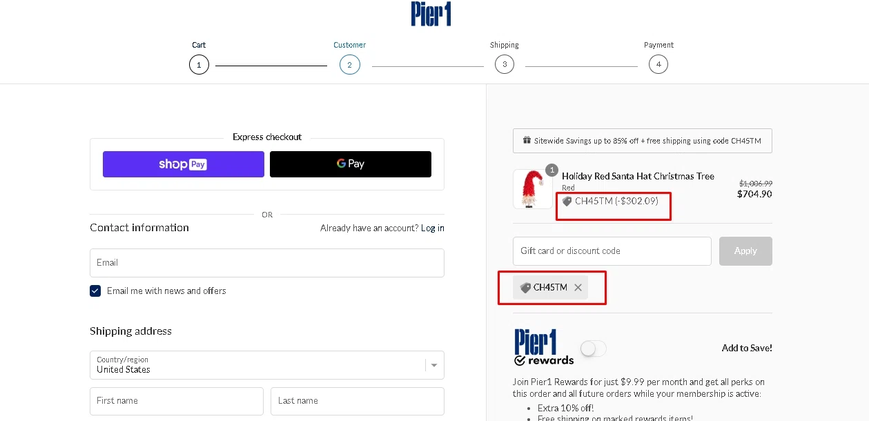 85 Off Pier 1 Discount Codes Oct 2022 SimplyCodes
