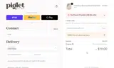 Piglet in Bed US coupon verification screenshot