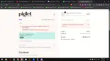 Piglet in Bed US coupon verification screenshot