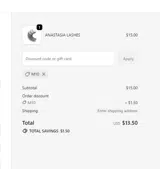 M10 coupon verification screenshot