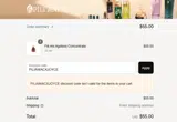 PILIANIACXJOYCE coupon verification screenshot