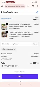 FreeSummer coupon verification screenshot