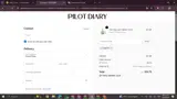 Pilot Diary coupon verification screenshot
